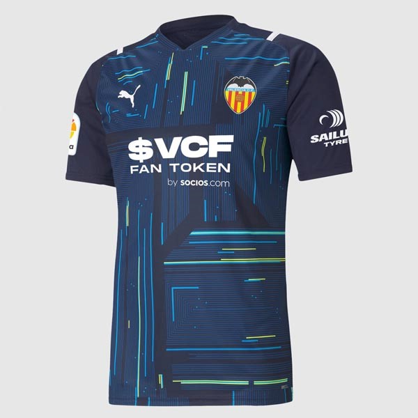 Thailande Maillot Football Valence Gardien 2021-22 Bleu